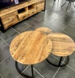 Table gigogne manguier lot de 3