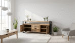 Buffet 2 Portes 3 Tiroirs 180cm Manguier Massif Toulouse
