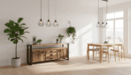 Buffet 2 Portes 3 Tiroirs 180cm Manguier Massif Toulouse