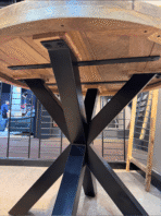 Table à manger acacia massif Ovale Danois Biseauté 200 cm / 220 cm / 240 cm – Marne