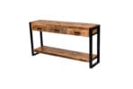Table console tiroirs manguier 150 cm