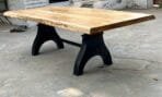 Table de salle à manger industrielle réhaussable