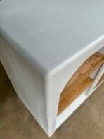 Buffet en bois d’acacia et manguier massif effet béton (pas de MDF / panneau de fibres) Rennes 225 cm