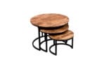 Tables Gigognes Manguier lot de 3