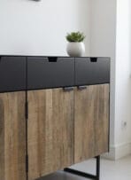 Bahut en manguier et métal Aurillac – 200 cm