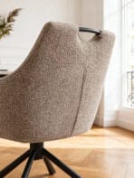 Fauteuil Pivotant avec Poignée Montbel – Dwelling Interiors – Beige / Taupe