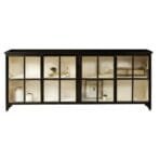 Buffet vitrine en métal Mulhouse - 240 cm