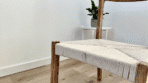 Chaise en bois de manguier et corde Melo – Dwelling Interiors