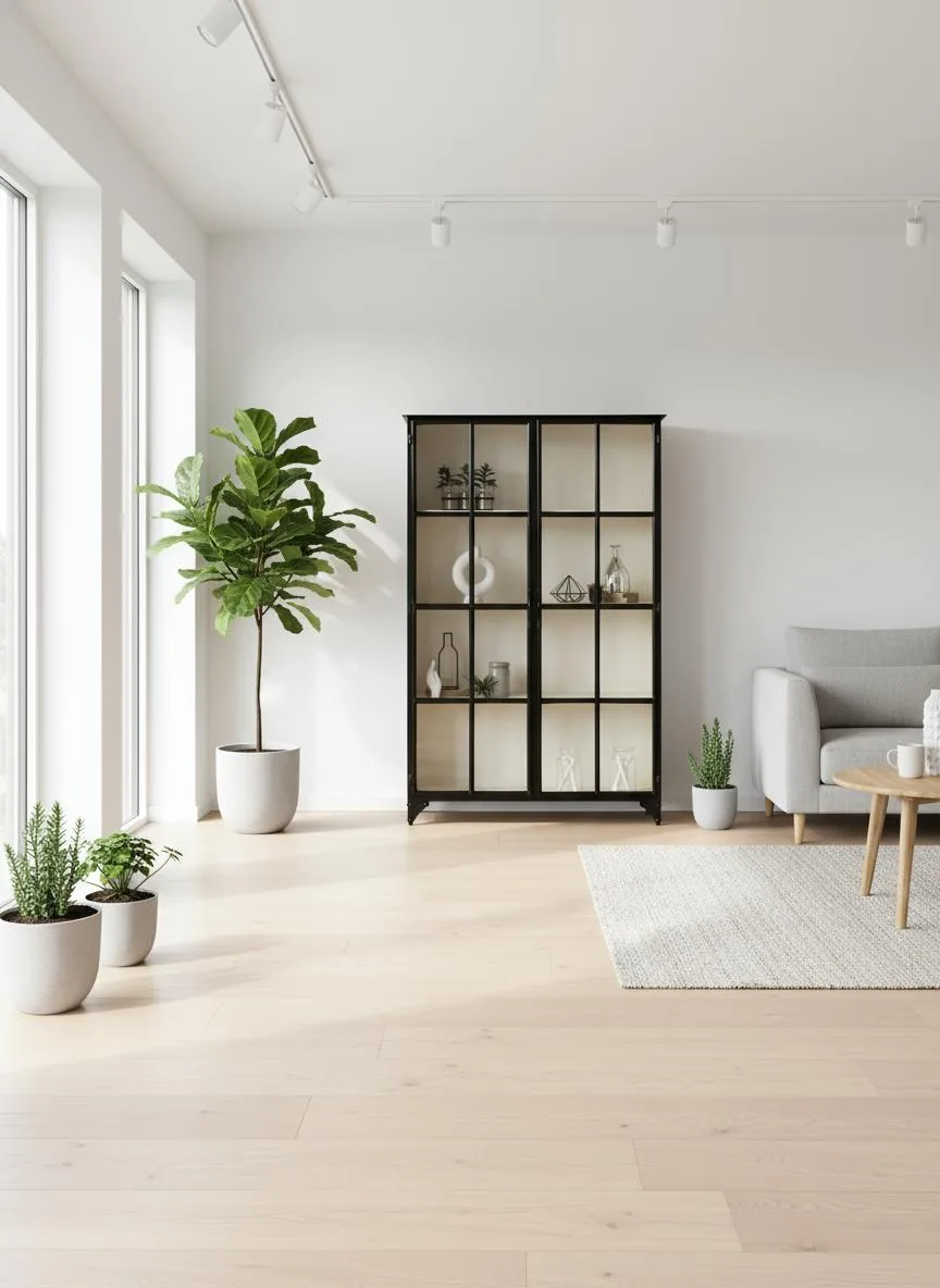 Vitrine en métal 2 portes Mulhouse - 200 cm