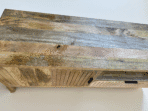 Meuble TV en Bois de Manguier Massif 180×40×50 cm – Morlaix - Dwelling Interiors