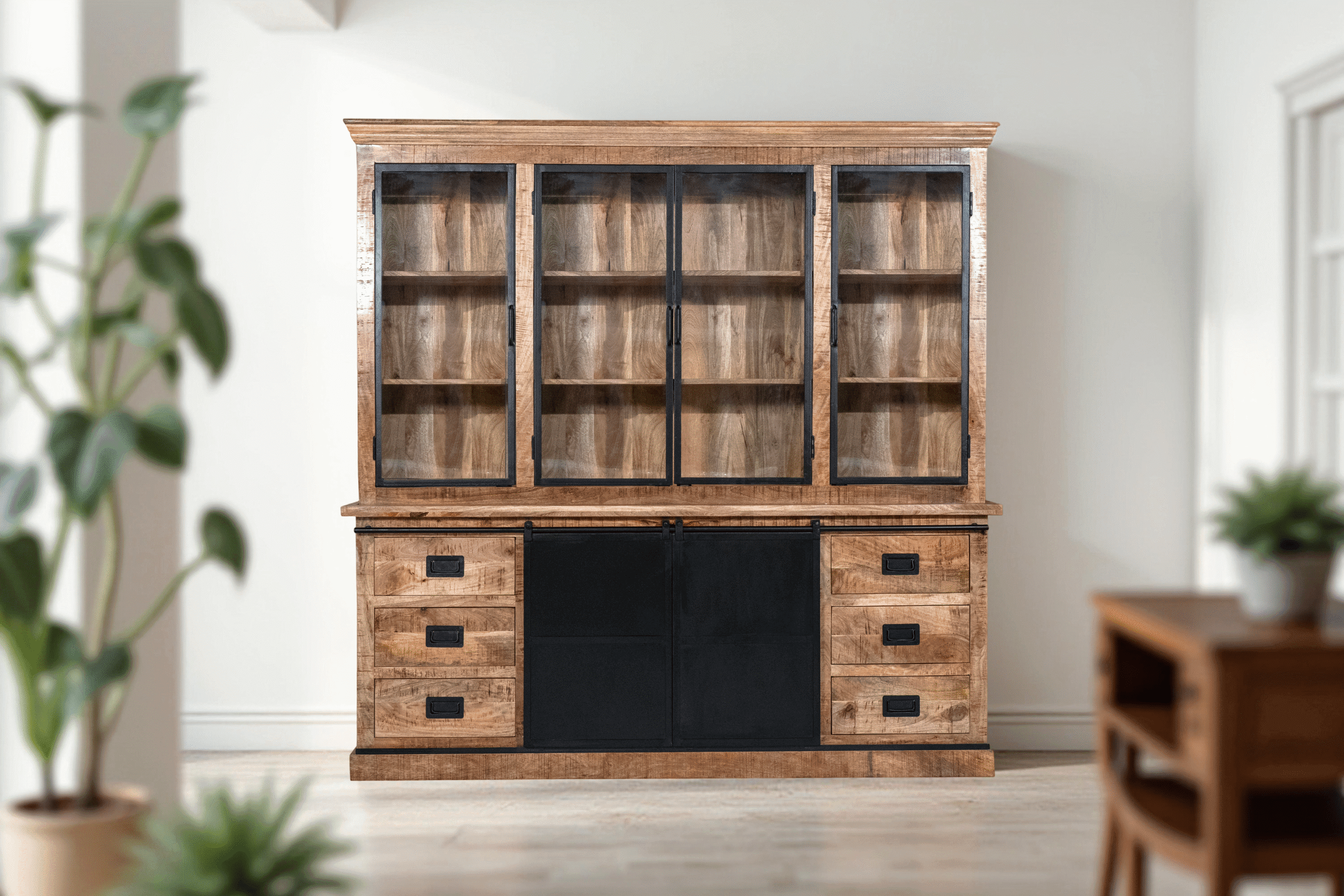 Vaisselier industriel (Hauteur 220 cm) HOLI - 220 cm Vaisselier industriel (Hauteur 220 cm) HOLI - 220 cm