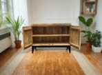 Buffet Troyes en Bois de Manguier Massif 100×40×50 cm – Dwelling Interiors