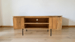 Meuble TV 160x45x55 cm en bois de manguier - Auray - Dwelling Interiors