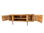 Meuble TV 160x45x55 cm en bois de manguier - Auray - Dwelling Interiors