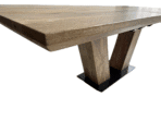 Table à Manger Rectangulaire à Rallonge Papillon en Manguier Massif - Modèle Marseille