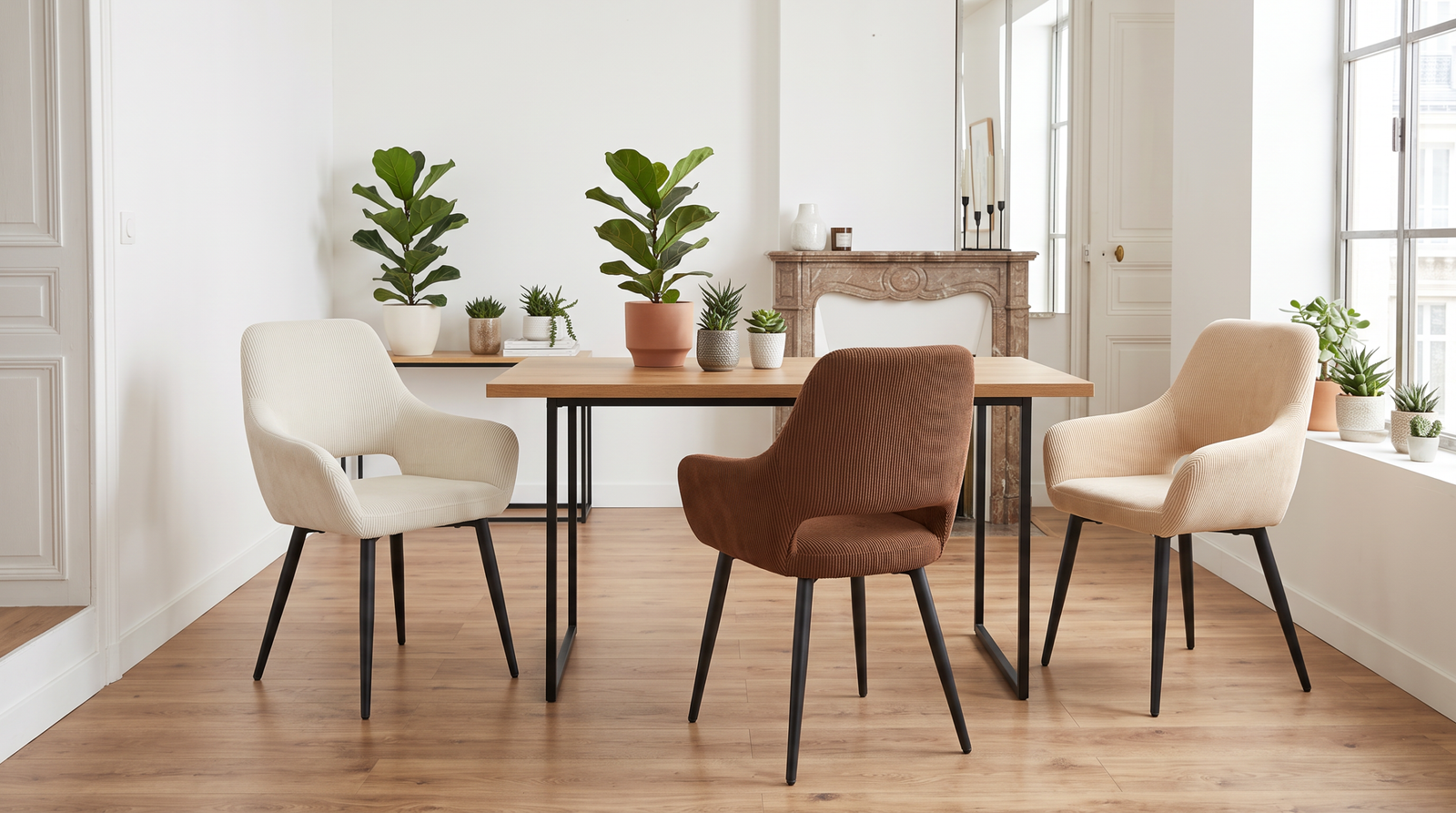 Chaises allos beige cagnac taupe